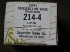 214-4 Superior Packless Valve