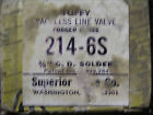 216-6 Superior Packless Valve