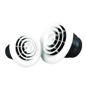 Airtec 81901 Ceiling Diffuser 6in Round 11.25in Od Polymer