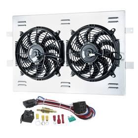 Alukuhler Coolcare-0150-1 Radiator Shroud With Electric Fan For 1999-2013 Chevy Silverado Gmc Sierra 15