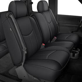 Sc-ch-010-5-blk-rc-fba-hprc Aomsazto Car Seat Cover For Chevy Silverado/gmc Sierra 1500 1999-2006 - Ful