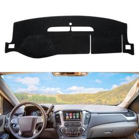 Be-a2-04390bk-sz Berksyde Dashboard Dash Cover Mat Carpet Compatible 07-14 Chevy&gmc 1 Black