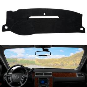 Berksyde Be-a2-04393bk-sz Dashboard Dash Cover Mat Carpet Compatible With 07-14 Chevy&gmc 2 Black