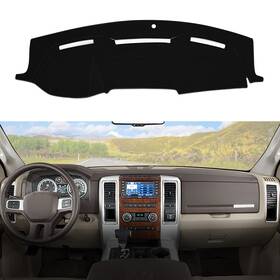 Berksyde Be-a2-04424bk-sz Dashboard Dash Cover Mat Carpet Compatible With 2010-2014 Ram Black