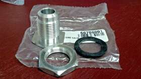 66708001 Bohn Cooler Freezer Evaporator Coil Drain Fitting With Gasket And Nut 5/8 Mf