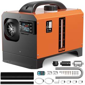 6568234 Brearo 12v 8kw Portable Diesel Heater With Remote Control 5l Fuel Tank