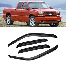 Cmvt Auto Mv-cgas9907 Window Visors For 1999-2006 Chevy Silverado And Gmc Sierra 1500/2500 / 3500 Hd