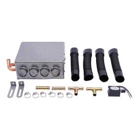 Ac-zmljm-2896 Doonarces 12v Universal Under Dash Heater Kit For Car Truck 4 Ports Full Set Underdash Hea