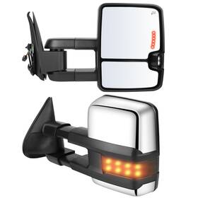 Eccpp ‎ 050905-5211-0923265 Towing Mirrors For 1999-2002 Chevy Silverado Sierra Power Heated Ch