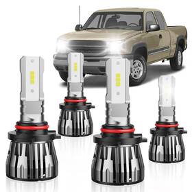 90059006-4p Etoilumi 4pcs Fog Bulbs Compatible With Chevy Silverado/gmc Sierra 1999 2000