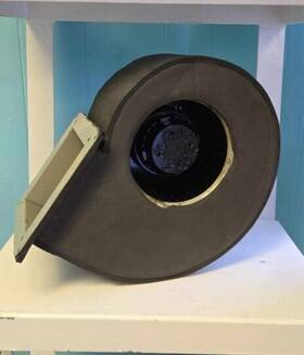 Rba12-18dc Flow Marine Dc Blower Assembly 12-18k Btu