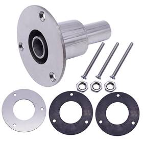 Habiiid 716035764595 Marine Heater 22mm Thru Exhaust Skin Fitting 316l Stainless Steel With Bolts