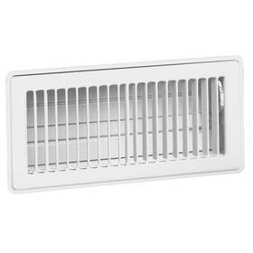 421-2x12w Hart & Cooley And Floor Diffuser 2 Inch X 12 Steel Bright White Foot Dial