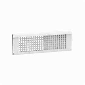 558507 Hart & Cooley And Double Deflection Diffuser 12 Inch Aluminum Satin Anodized