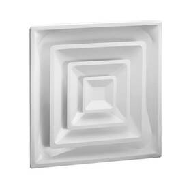 Fpd3r610w Hart & Cooley And Fpd3 R6 T-bar Diffuser 23-3/4 Inch Steel 4-way 360 Deg Bright White