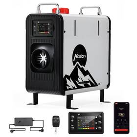 10-temper Hcalory 810139105725 8kw Diesel Air Heater 12v Portable With App Control