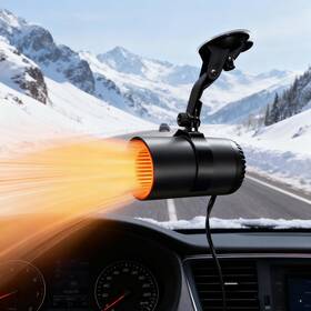 Hfhydzsw04 Hfhydzsw 756499678458 Car Heater And Fan - 2-in-1 Portable Defroster Defogger With Suction Cup Fast