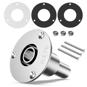 Hzjd 661918888908 Thru Hull Exhaust Skin 24mm Stainless Steel 316 For Diesel Parking Hea