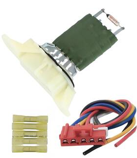 Jw0034-fba Juewucb A/c Blower Motor Resistor Kit Connector Pigtail Harness Compatible With Chevr