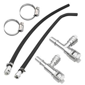 Kpalag Kphha82587 Hvac Heater Hose Assembly With Metal Tee Connector For Gm Vehicles 20002014