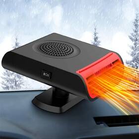 Cfcar-heater-03 Leaflai 12v 150w Car Heater - Fast Heating For Vehicle Plugs Into Cigarette Lighter
