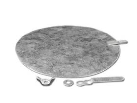 Lukjan Rx3104 Duct Damper 4 Inch Metal Round Airflow Control Galvanized Steel