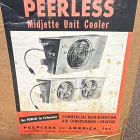 Mj-40 Peerless Of America Inc. Unit Cooler Evaporator 115v 1ph R12 R22 R500 R502