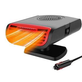 Qepjo 760790236712 Car Heater Portable 12v Heaters For Vehicle 360 Rotating Defroster W