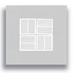 Rectorseal 1010mas Tr 2x2 Lay-in Diffuser Steel Perforated