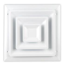 Shoemaker Manufacturing 100-d-12x12 Step Down Diffuser 12x12 4-way Air