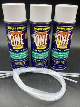 Smart Blend 740993130017 Lot Of 3 A/c Evaporator And Heater Foam Cleaner
