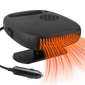 Tamehom 768771846486 12v Car Heater 360 Degree Rotation Portable Fan Plugs In Cigarette