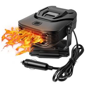 Tp-genmai-heihui1 Tpsofy Car Heater 2-in-1 12v 200w Portable Defroster With 360 Rotation Quickly Me