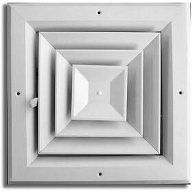Truaire A503m-08x08 A503m 08x08 Aluminum Square Ceiling Diffuser 8x8