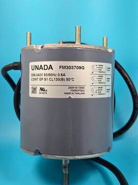 Unada Fm303709g Fan Motor 208-240v 0.6a 50/60hz 1550/750 Rpm
