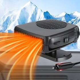 Waouzn 762730290013 Car Heater 12v 2 In 1 Fast Heating And Cooling Fans Auto Defogger
