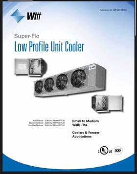 Witt Se16-36b Low Profile Walk-in Freezer Evaporator 1 Fan 3 600 Btu Se16-36b-d 230v/1p