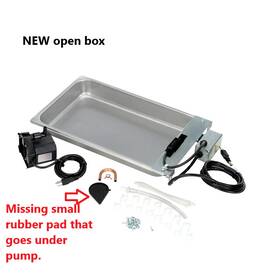 170-0077-2y Zero Zone Oem Vaporator Pan/pump Kit Small Pad Missing New Open Box