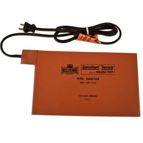 3400104 Zerostart 064222037220 Silicone Pad Battery Heater 6 Inch X 10 120 Volts 80 Watts