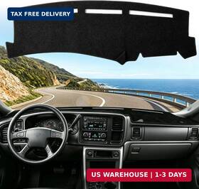 Ziyize 730198778350 Dashboard Cover Mat Compatible With 1999-2006 Chevy Silverado/gmc Sierra 1500 25
