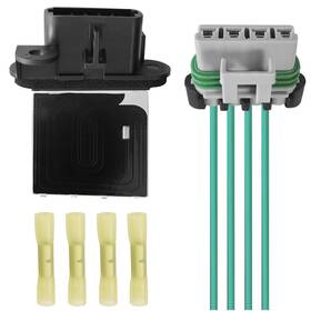 Zo-973-582 Zokyuys Hvac Fan Blower Motor Resistor With Wire Harness Compatible 2005-2020 T