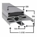 Beverage-air 703-963D-03 Door Gasket, 21-1/8" X 23-1/8". Fixed Price $52.15.