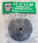 Dial 6195 Adjustable Motor Pulley 3-3/4" Diameter Cast Iron. Fixed Price $19.99.