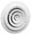 Hart & Cooley 16W-12IN Ceiling Diffuser 12" Metal White Airflow Distribution. Fixed Price $57.43.