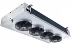 Two-way Center Mount Air-defrost Evaporator 4 Fans, 26,000 Btu, 2,800 Cfm, 220V. Fixed Price $2399.00.