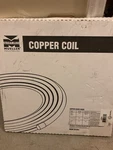 Mueller 06050P Streamline 3/8IN Od X 50FT Refrigeration Copper Coil. Fixed Price $95.00.
