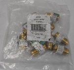 Jmf Flare Male Connector 3/8" X Yellow Brass Bulk Lot Of 10. Fixed Price $22.50.