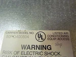 Carrier 50PQ400804 Accessory Electric Strip Heat Box - New. Fixed Price $79.95.