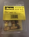 Parker Refrigeration Access Valve 3PK Forged Branch Tee 1/4MPT 5/16 O.d.. Fixed Price $49.90.