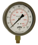 Winters 4" Dial Size, Liquid Filled Industrial Pressure Gauge, Brass Internals,. Fixed Price $91.07.